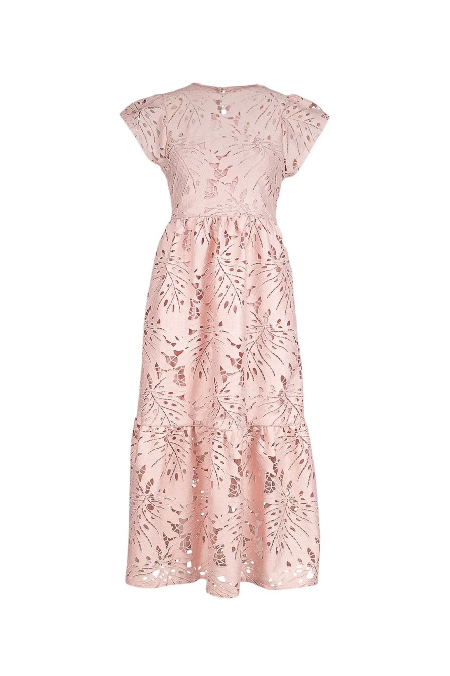 Kvinne Ella&il Festkjoler | Ruth Lace Dress,Lys Rosa