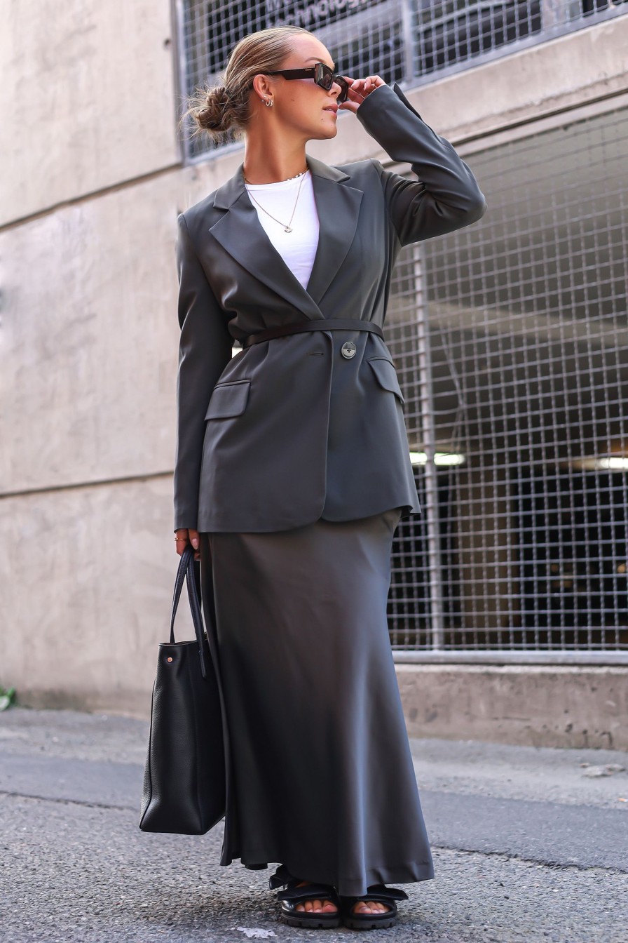 Kvinne InWear Blazere | Adianiw Blazer,Dark Beetle