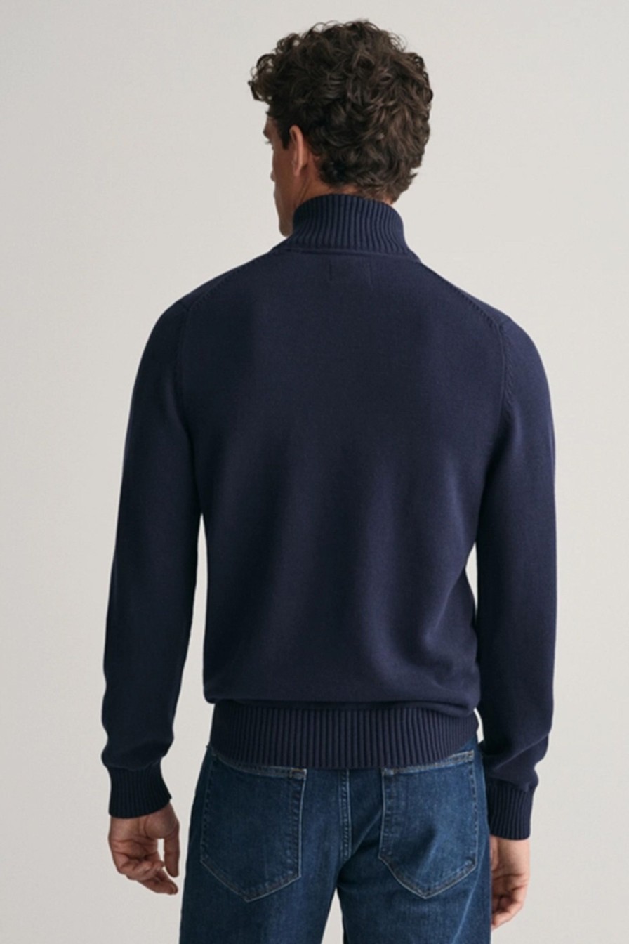 Mann Gant Zip-Gensere | Casual Cotton Halfzip,Evening Blue