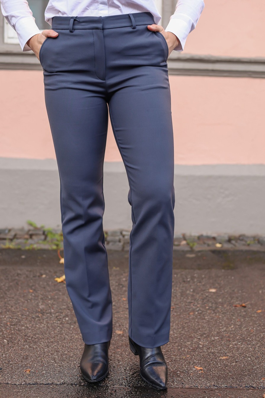 Kvinne Tiger of Sweden Dressbukser | Noowa,Grey Blue