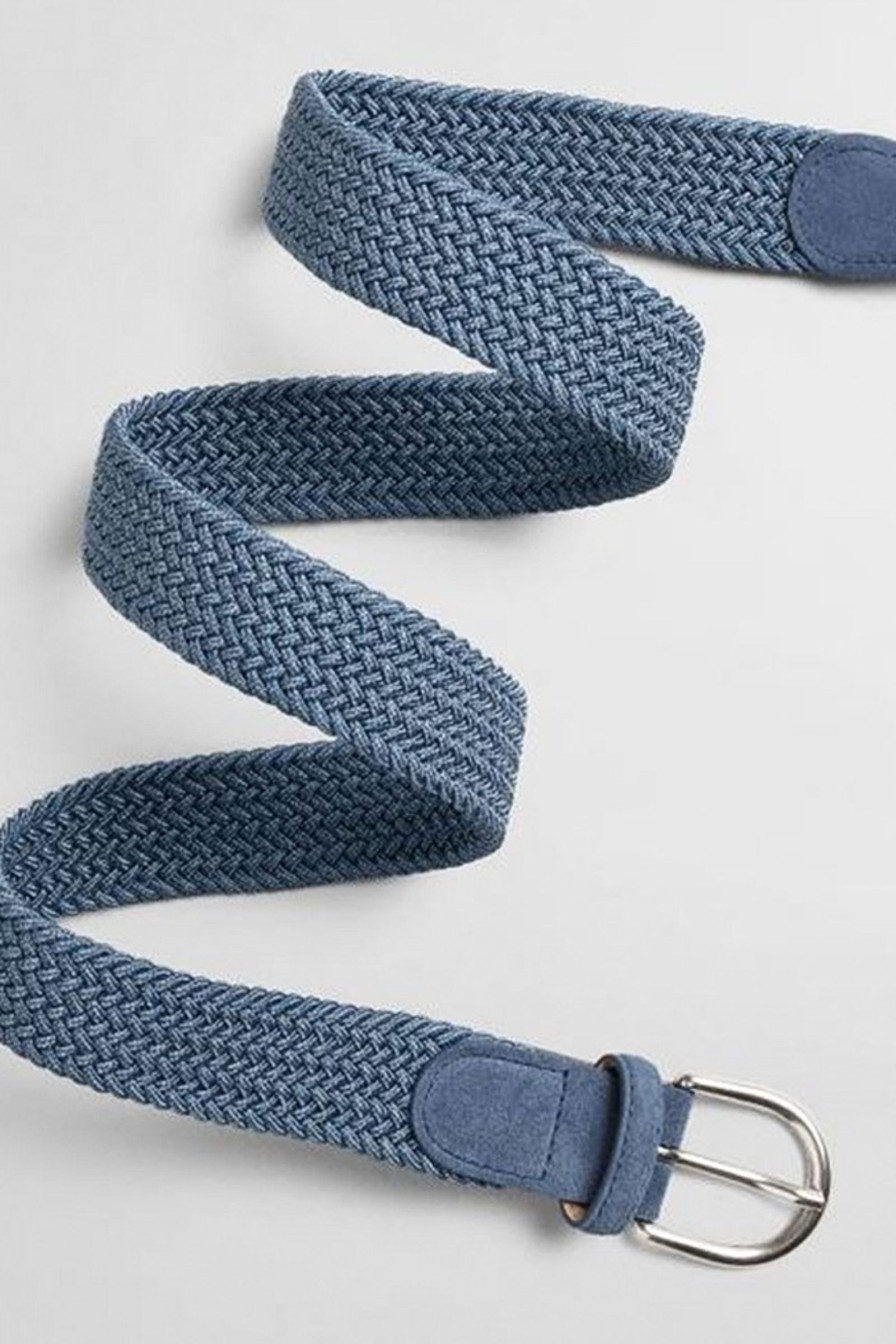 Kvinne Gant Belter | Classic Elastic Braid Belt,Lys Bla