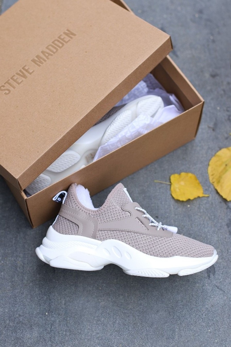 Kvinne Steve Madden Joggesko | Match Sneaker,Taupe