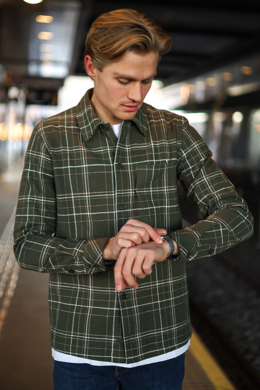 Mann Samsøe Samsøe Hverdagsskjorter | Taka Js Shirt,Beetle Check
