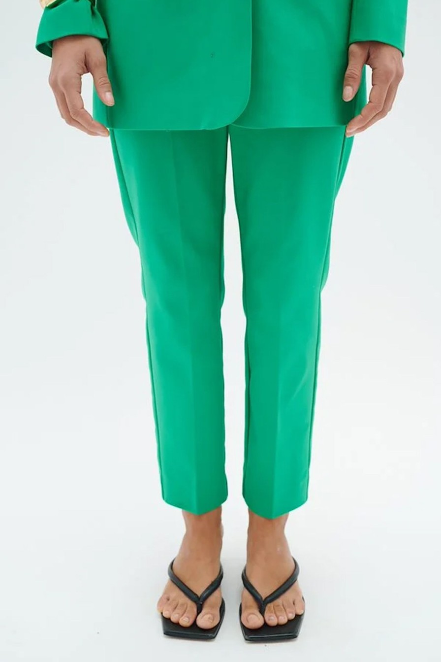 Kvinne InWear Dressbukser | Zella Iw Flat Pant,Bright Green