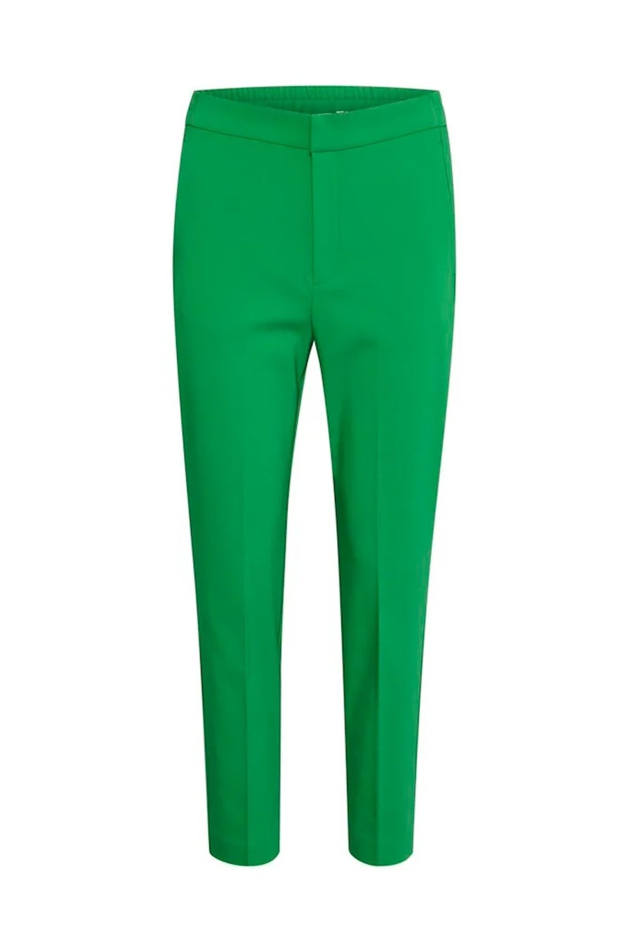 Kvinne InWear Dressbukser | Zella Iw Flat Pant,Bright Green