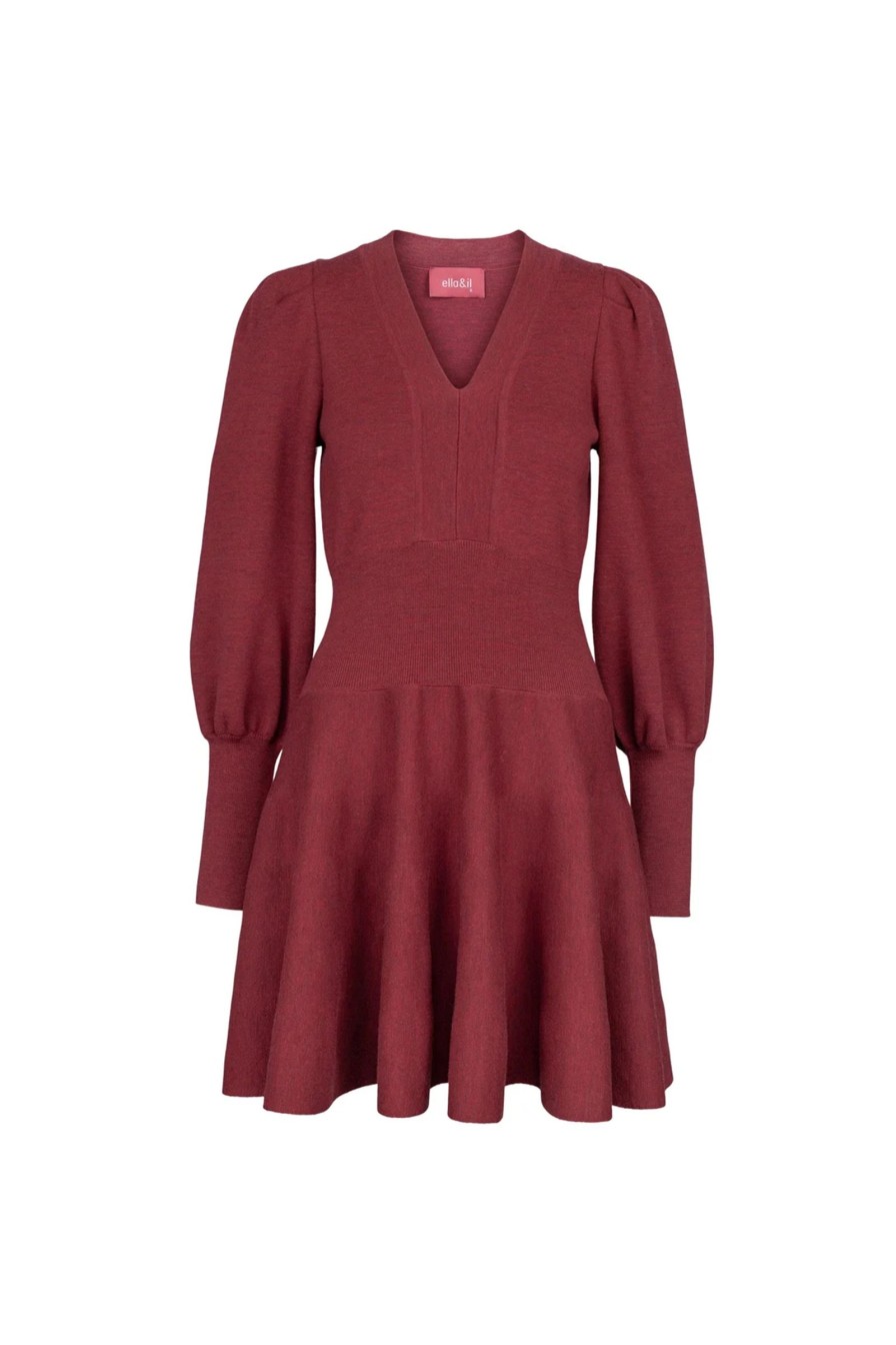 Kvinne Ella&il Festkjoler | Jules Merino Dress,Rod