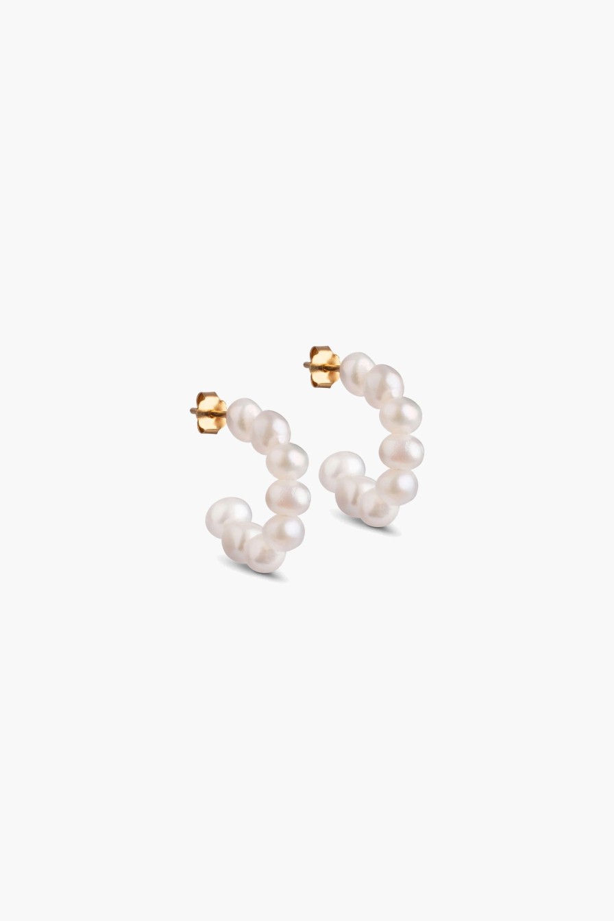 Kvinne ENAMEL Copenhagen Oredobber | Pearlie Chunky Hoops,Gull